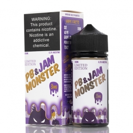 Hakkında daha ayrıntılıJam Monster E-Juice - PB & Grape Jam - 100ml