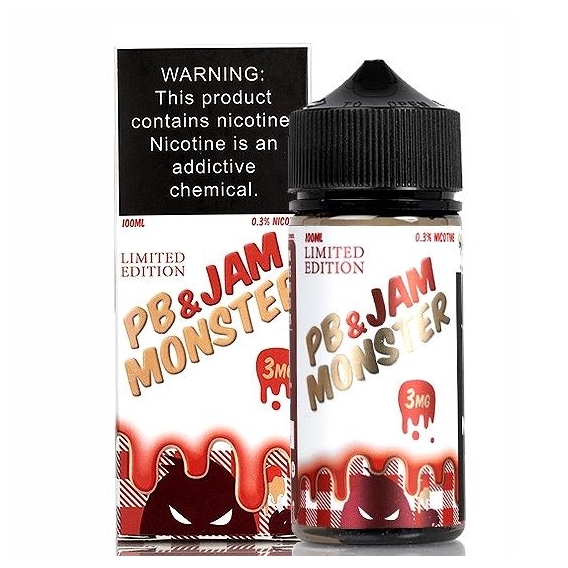 Jam Monster E-Juice - PB & Strawberry Jam - 100ml